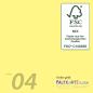 Cardstock 12"x12"  240g/m² (30,5 x 30,5cm) in gelb