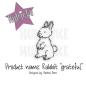 Preview: Rabbit "Grateful" Stempel
