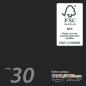 Cardstock 12"x12"  240g/m² (30,5 x 30,5cm) in schwarz