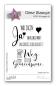 Preview: Kulricke Stempelset "Wir sagen JA" Clear Stamp