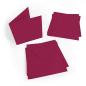 Preview: Faltkarte 15x15cm mit Briefumschlag 16x16cm in struktur brombeere