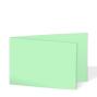 Preview: Doppelkarte - Faltkarte 240g/m² DIN A6 quer in pastell grün