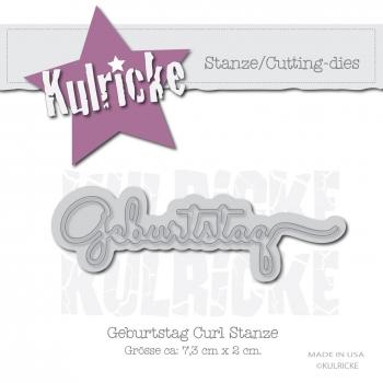 Kulricke "Geburtstag Wave" Stanze - Craft Die