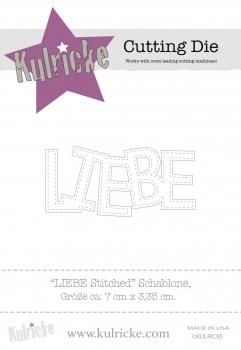 "Liebe" Stitched Stanze