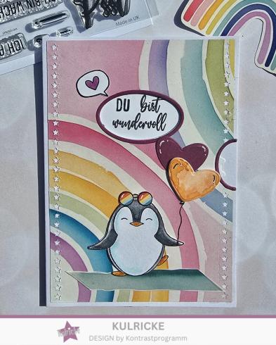 Kulricke Stanzschablone "Drehkarte inkl. Stencil" Craft Die