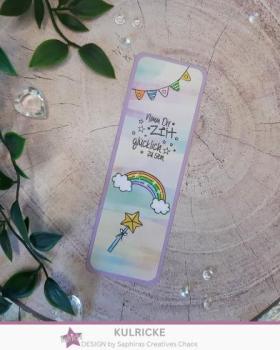 Preview: Kulricke Stempel "Kleine Einhornwelt" 10x10cm Clear Stamp