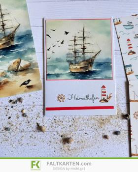 Stempelset "Schiffchen" Clear Stamp