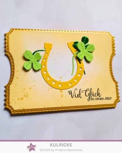 Preview: Kulricke Stanzschablone "Hufeisen 2x" Craft Die