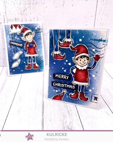 Kulricke Stempel "Jonte der Weihnachtself" Clear Stamp
