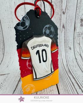 Kulricke Stempel "Fussball" 10x10cm Clear Stamp