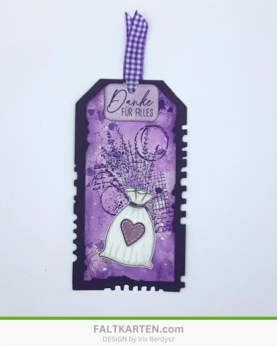 Kulricke Hintergrundstempel "Lavendel Hintergrund" Clear Stamp