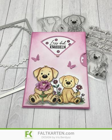 Preview: Kulricke Stempelset "Schnüffelblumen" Clear Stamp