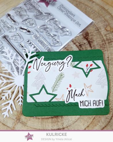 Kulricke Stempel "Reiß mich auf" Clear Stamp