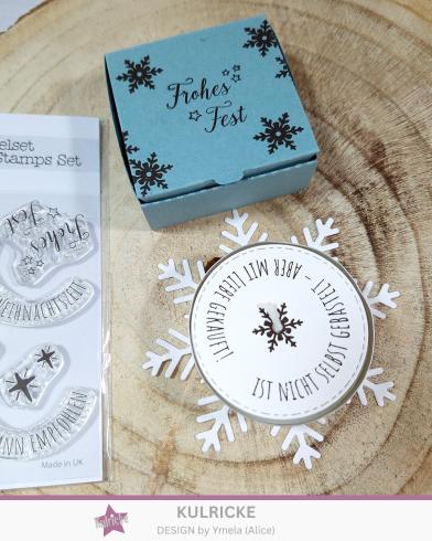 Kulricke Stempel "Weihnachtskugeln" Clear Stamp
