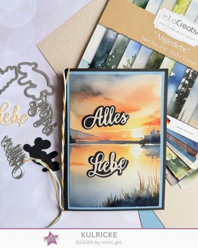 Preview: Kulricke Stanzschablone "Alles Liebe" Craft Die 