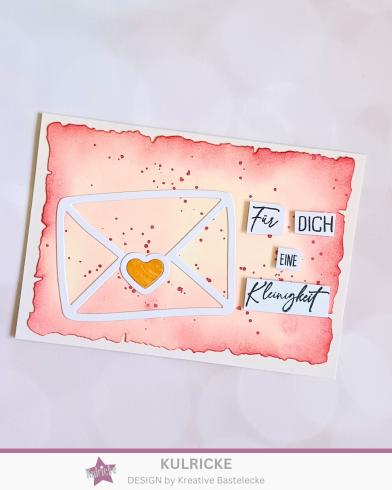 Preview: Kulricke Stanzschablone "Brief mit Herz" Craft Die