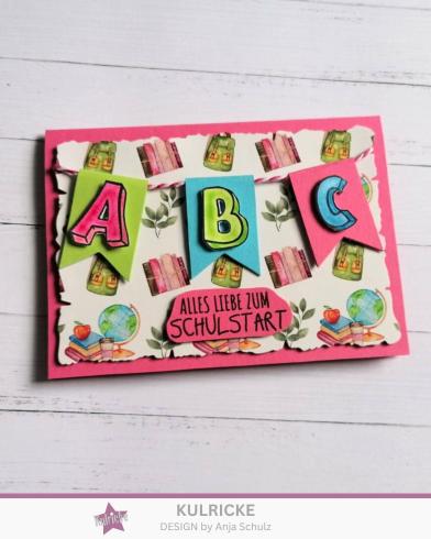 Kulricke Stempel "Zum Schulstart" Clear Stamp