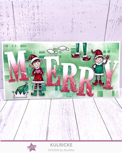 Kulricke Stempel "Jonte der Weihnachtself" Clear Stamp