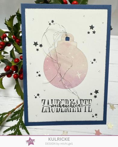 Preview: Kulricke Stanzschablone "Weihnachtskugel" Craft Die