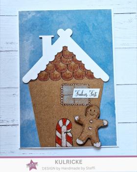 Preview: Kulricke Stempel "Lebkuchenhaus" Clear Stamp