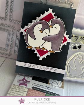 Preview: Kulricke Designpapier - "Mit dir ..." Label Papier A7