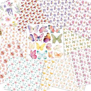 Preview: LaCreativ - Designpapier "Zauberhafte Schmetterlinge" Paper Pack 6x6" - 24 Bogen