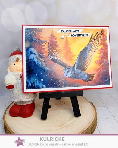 Preview: Kulricke Stempelset "Weihnachtszeit Label" Clear Stamp