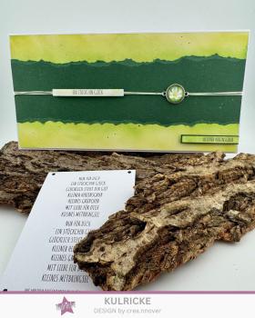 Preview: Kulricke Designpapier - "Nur für dich" Label Papier A7