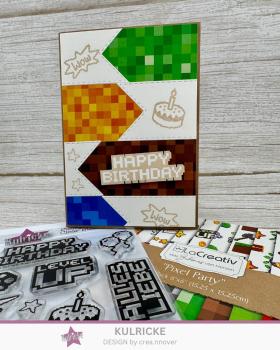 Preview: LaCreativ - Designpapier "Pixel Party" Paper Pack 6x6" - 24 Bogen