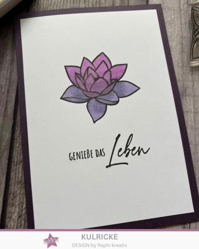 Kulricke Stempel "Seerosenzauber" Clear Stamp
