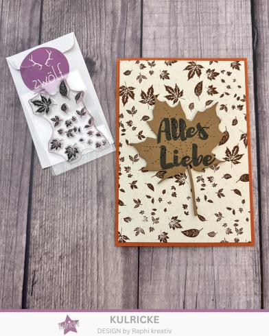 Preview: Kulricke Stempelset "Schmetterlingsgarten" Clear Stamp