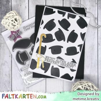 Preview: Kulricke Stempel "Perfekte Männer" Clear Stamp