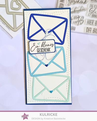 Preview: Kulricke Stanzschablone "Brief mit Herz" Craft Die
