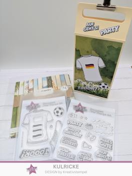 Preview: Kulricke Stempel "Party Power" 10x10cm Clear Stamp