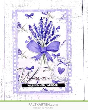 Kulricke Stempel "Lavendelliebe" Clear Stamp