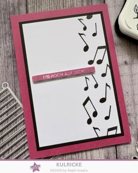 Preview: Kulricke Stempelset "Feierlaune" Label A7 Clear Stamp