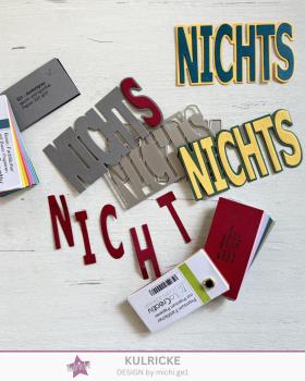 Kulricke Stanzschablone "Nichts Insert mit Aufleger" Craft Die