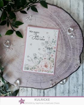 LaCreativ - Designpapier "Rosen und Eukalytus" Paper Pack 6x6" - 24 Bogen