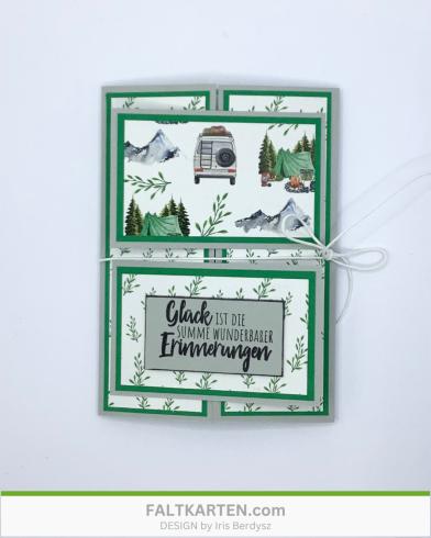 LaCreativ - Designpapier "Wir lieben Camping" Paper Pack 6x6" - 24 Bogen