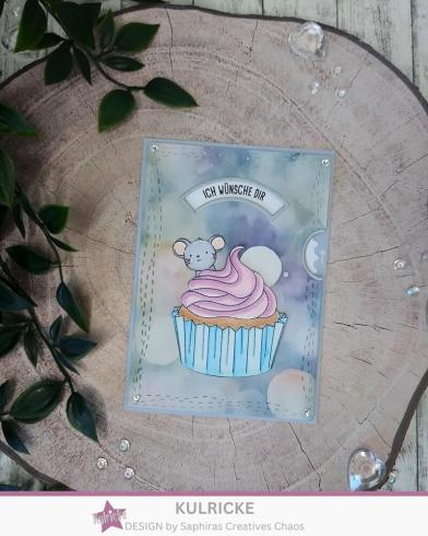 Kulricke Stanzschablone "Drehkarte inkl. Stencil" Craft Die