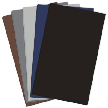 Farbkartonset "Dunkle Farben" 25x Cardstock in 5 Farben DIN A4 - farbig sortiert