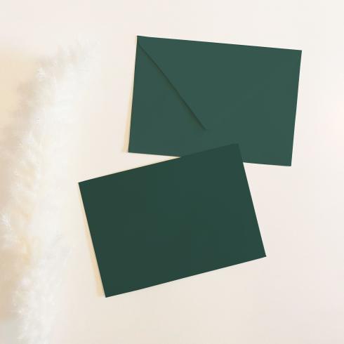 Briefumschlag DIN C6 120g/m² oF Nassklebung in samtgrün