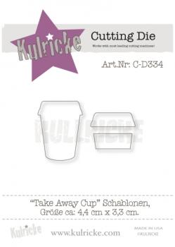 Gratis ab 50 € Kulricke Stanzschablone - "Kaffee to Go"
