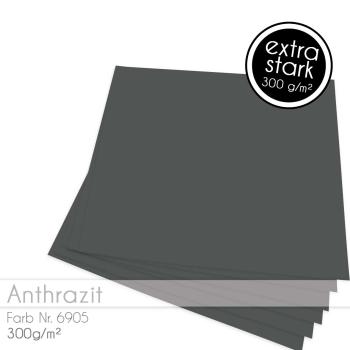 Cardstock "Basic" 12"x12" 300g/m² (30,5 x 30,5cm) in anthrazit