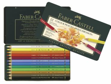 Faber Castell Polychromos 12er Metalletui