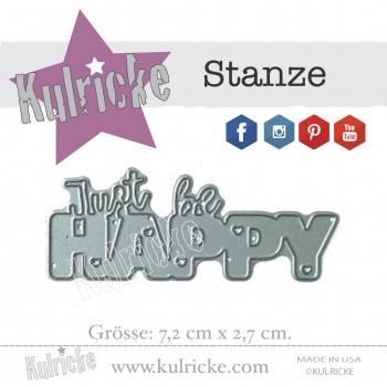 "Just be HAPPY" Stanze