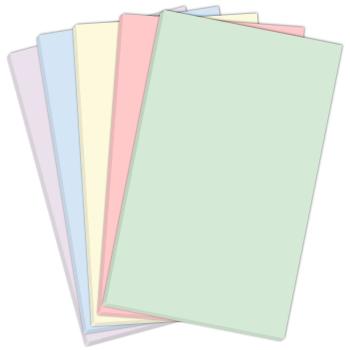 Farbkartonset 25 Bogen A4 "Pastell-Farben"