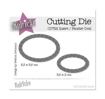 Kulricke Stanzschablone "Insert / Fenster Oval" Craft Die