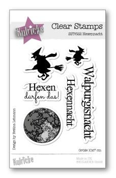Kulricke Stempelset "Hexennacht" Clear Stamp