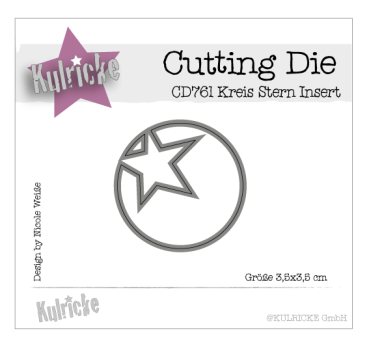 Kulricke Stanzschablone "Kreis Stern Insert" Craft Die